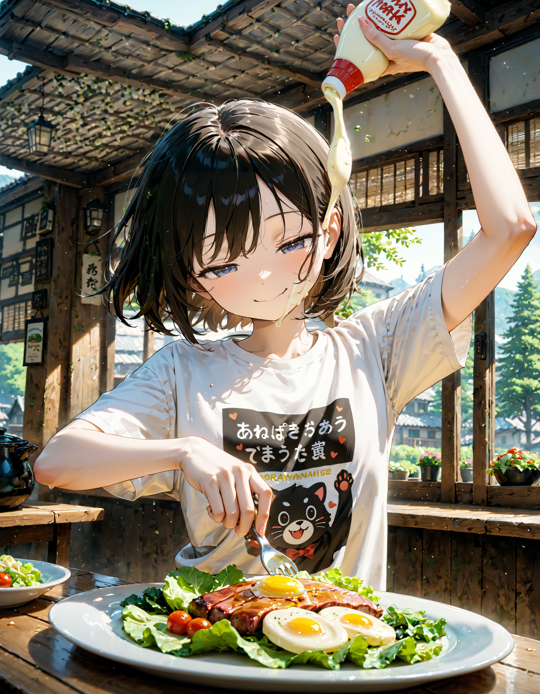 今日はオリジナルＴシャツの日。マヨネーズの日。豚の日。マヨサラダの日。「ラブベジ」の日　その６