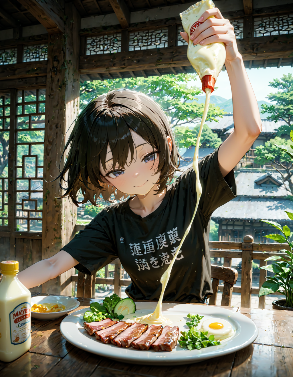今日はオリジナルＴシャツの日。マヨネーズの日。豚の日。マヨサラダの日。「ラブベジ」の日　その６