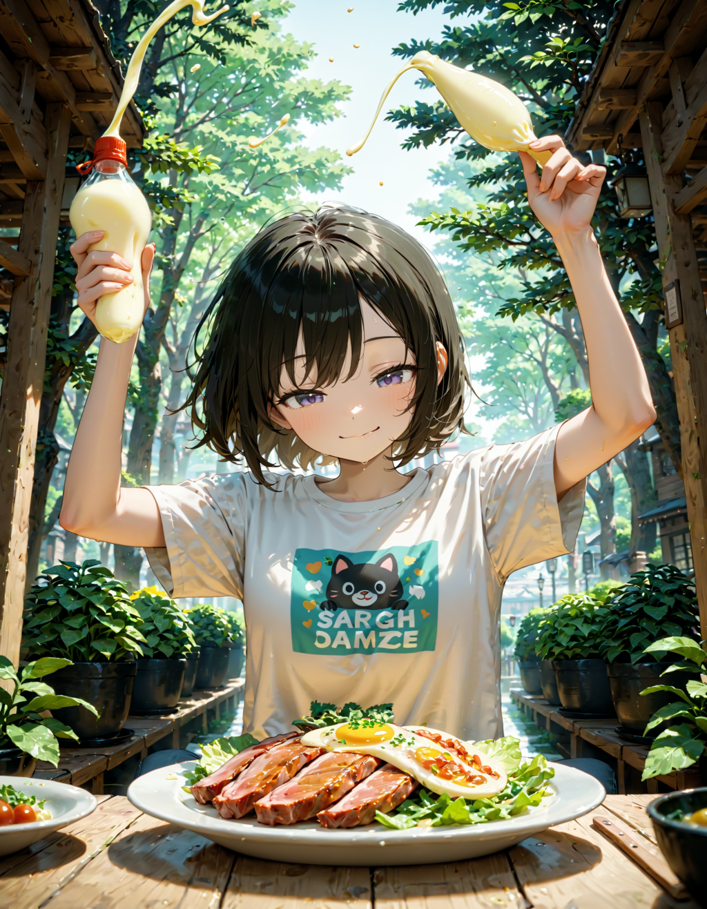 今日はオリジナルＴシャツの日。マヨネーズの日。豚の日。マヨサラダの日。「ラブベジ」の日　その６