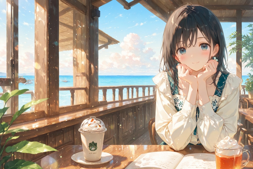 海が見えるカフェ３