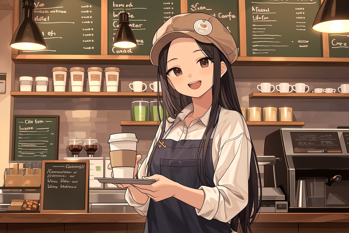 カフェのお姉さん☕✨205 | の人気AIイラスト・グラビア