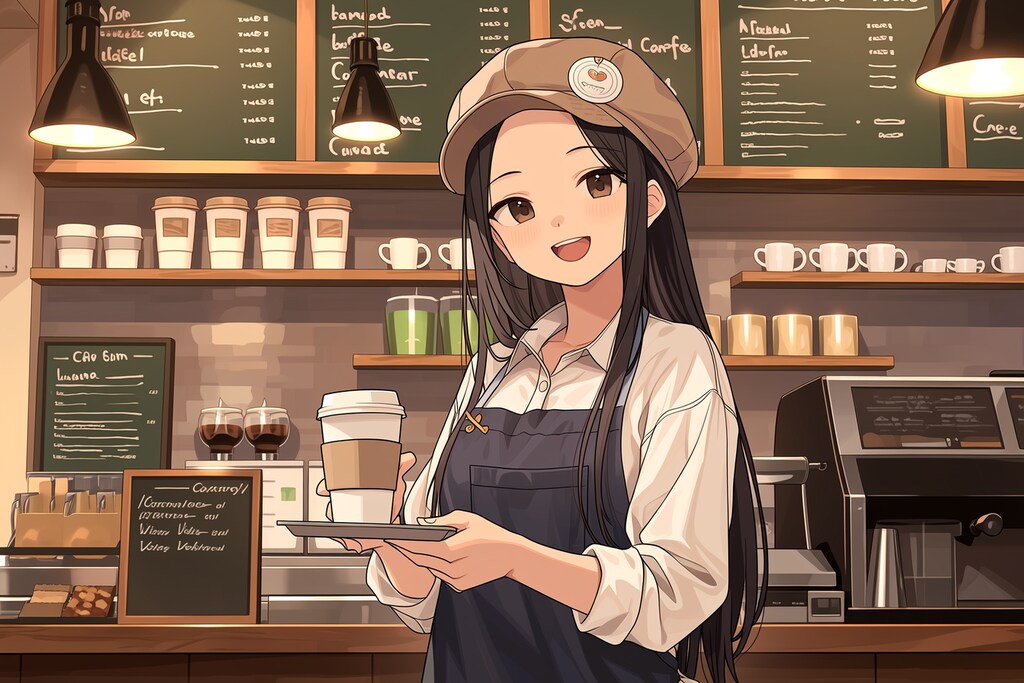 カフェのお姉さん☕✨205