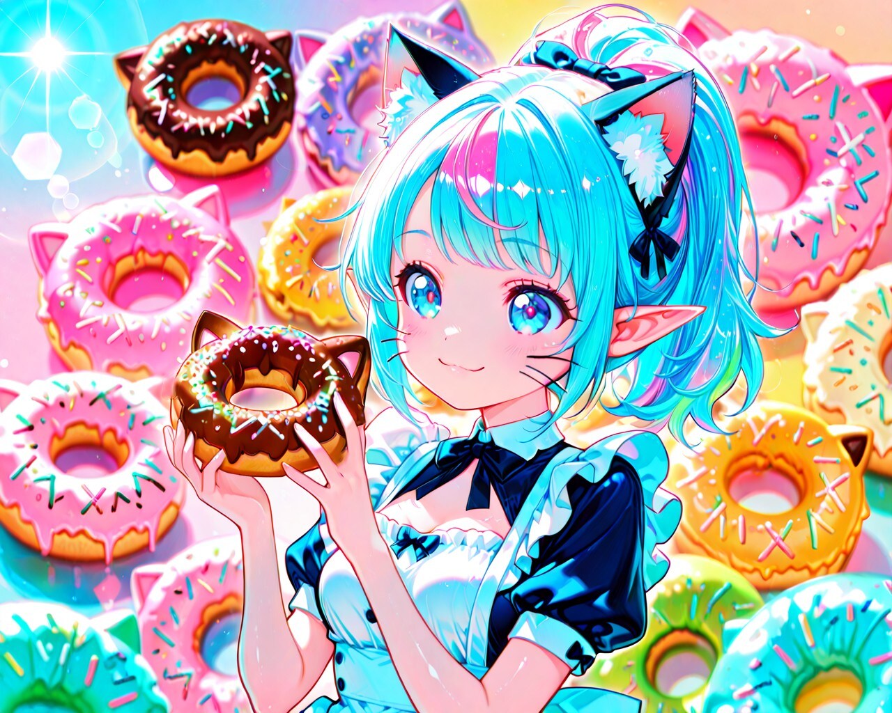 猫の日　ドーナツ