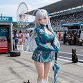 異世界制服少女達 レースクィーンエルフ少女 アクリルドールフィギュア 4枚目