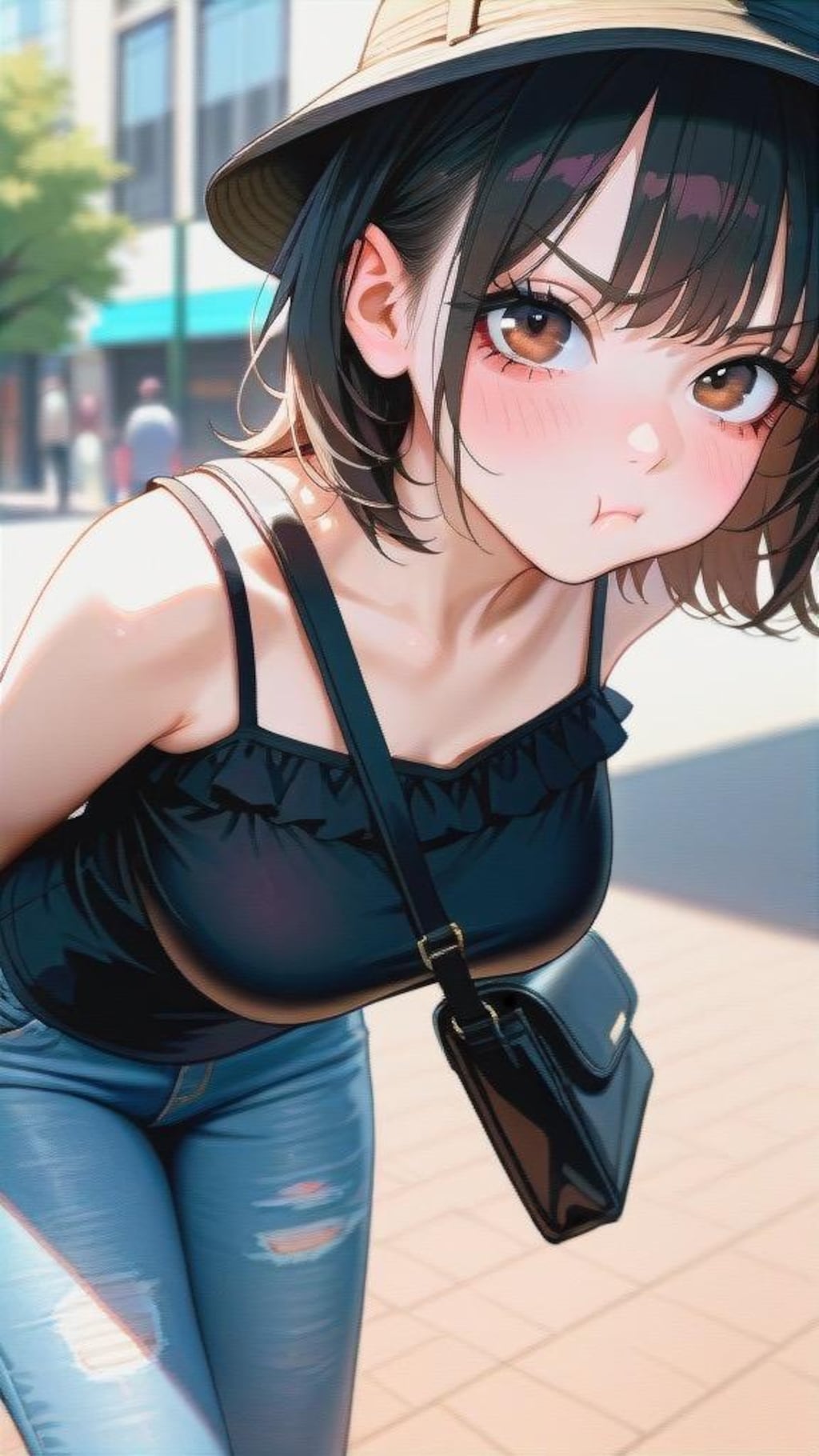 待ち合わせ　デートに遅れて　彼女おこ