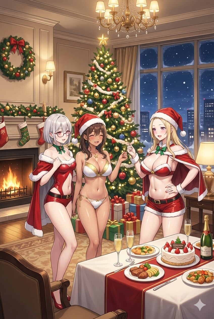 早めにクリスマスパーティー