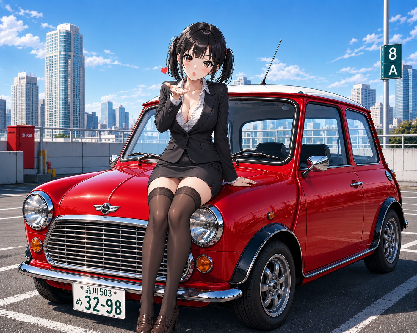 名車と美女⑦ | の人気AIイラスト・グラビア