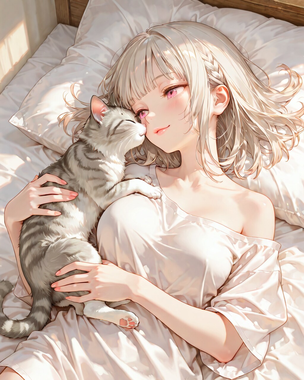 猫と朝