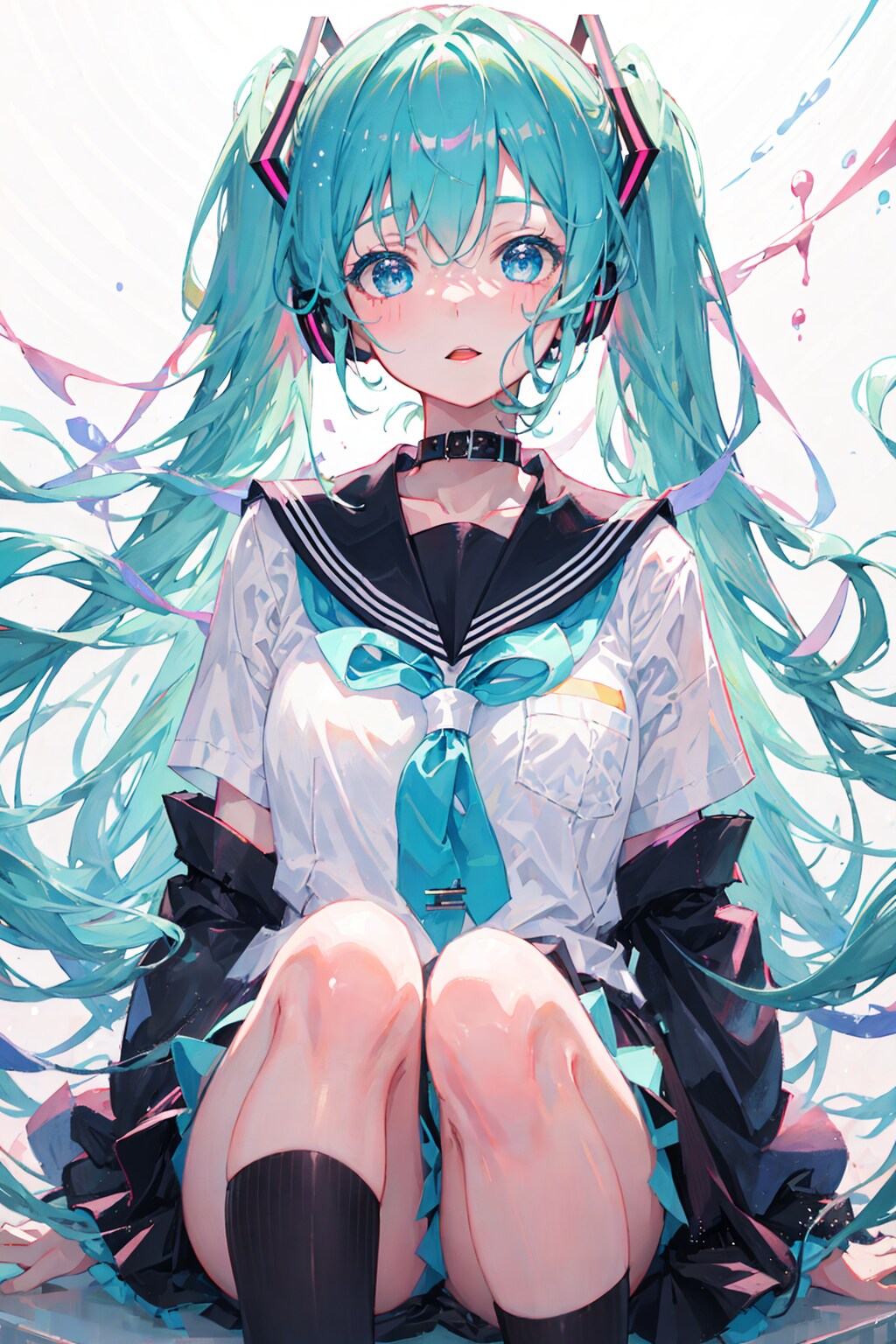 制服ミクさん