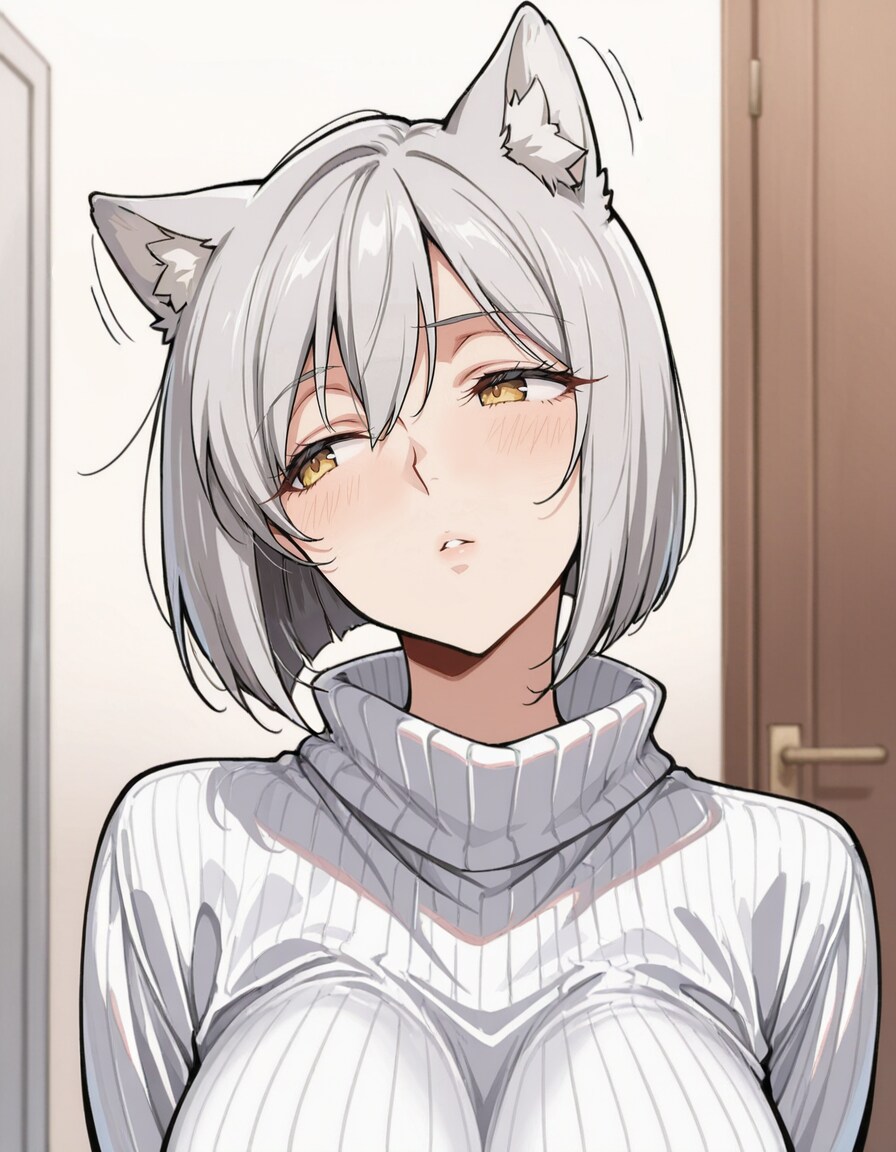 今日のわん娘 #20 「音が気になるわん娘」 | の人気AIイラスト・グラビア