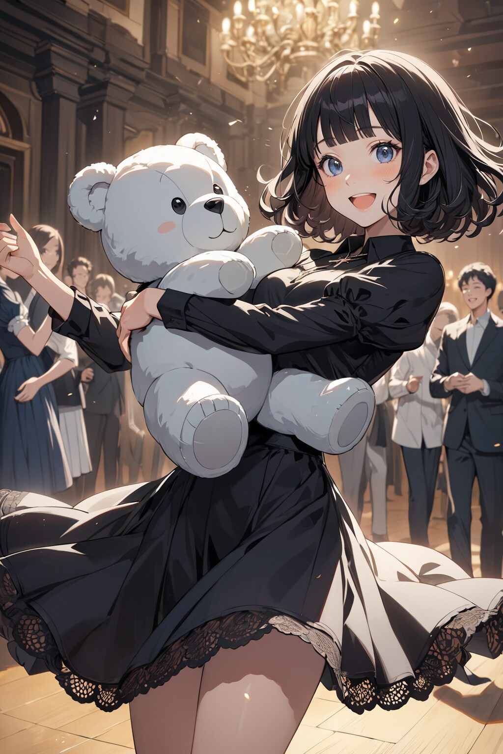 くまさん一緒に踊りましょ♪