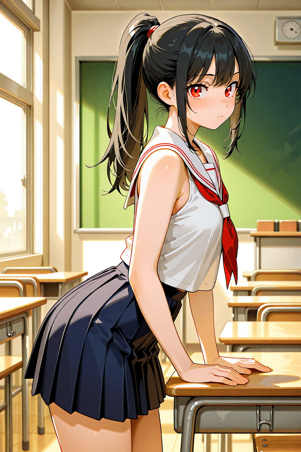袖無しセーラー服