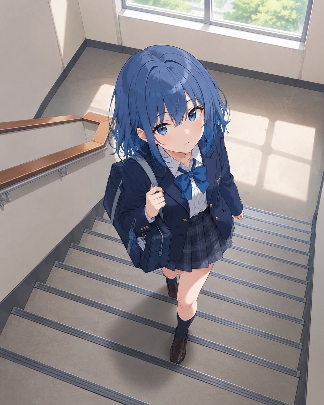 学校の階段