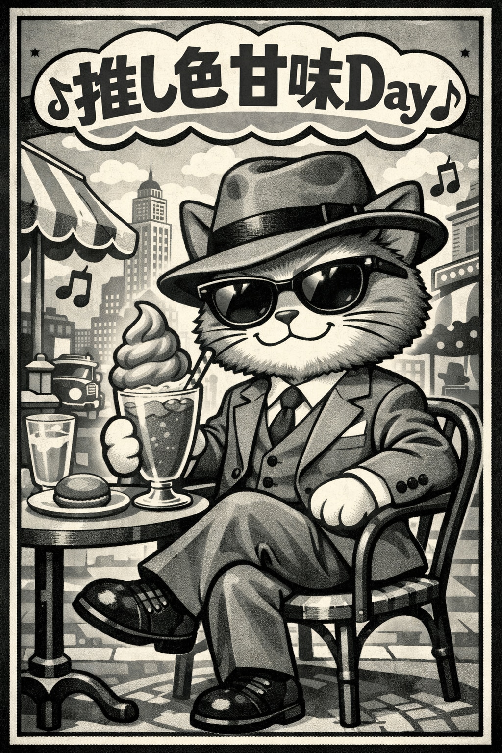 小説『推し色甘味Day』【ニャンノ世界】 | の人気AIイラスト・グラビア