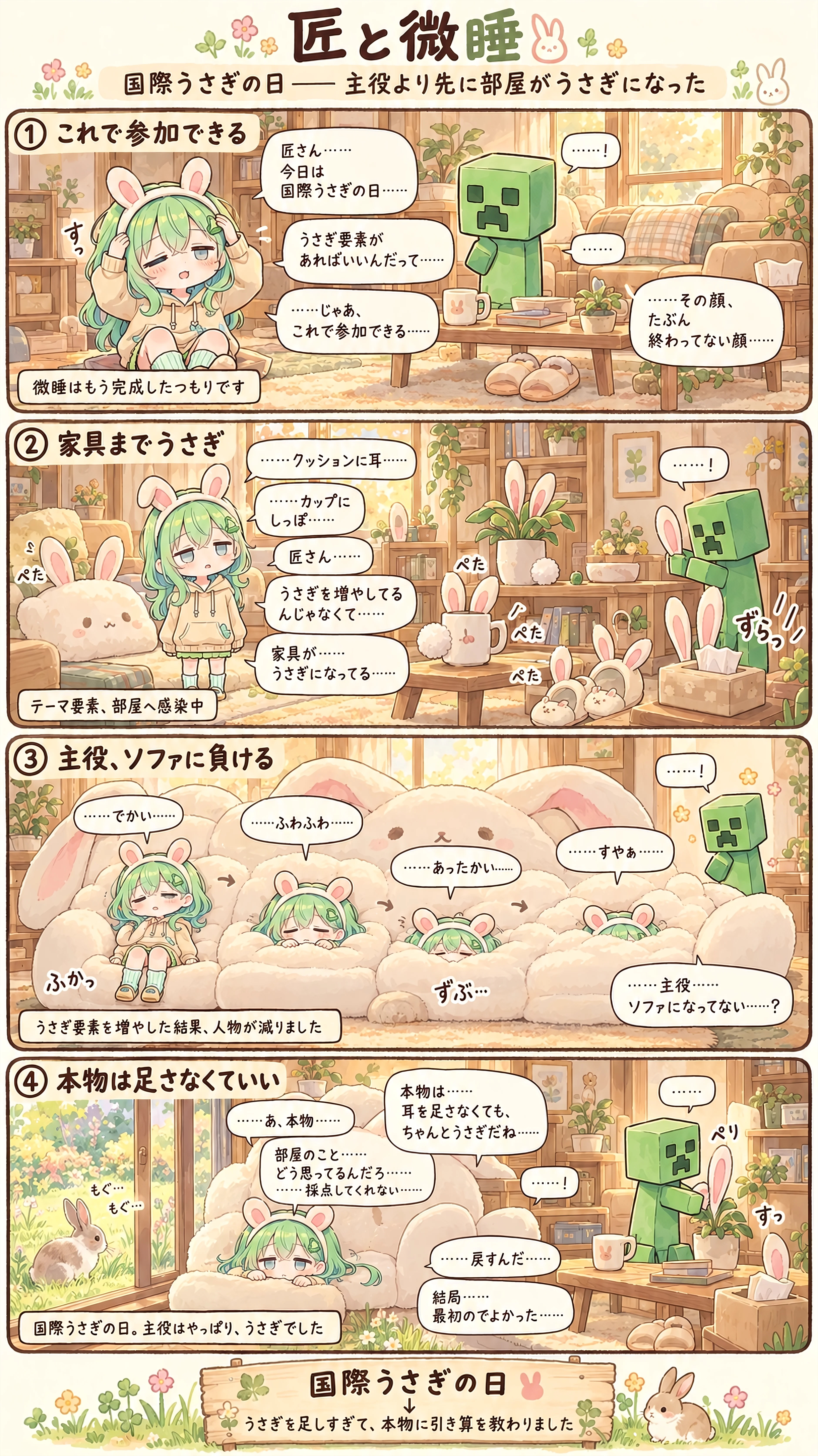 When the Room Turned Rabbit | の人気AIイラスト・グラビア