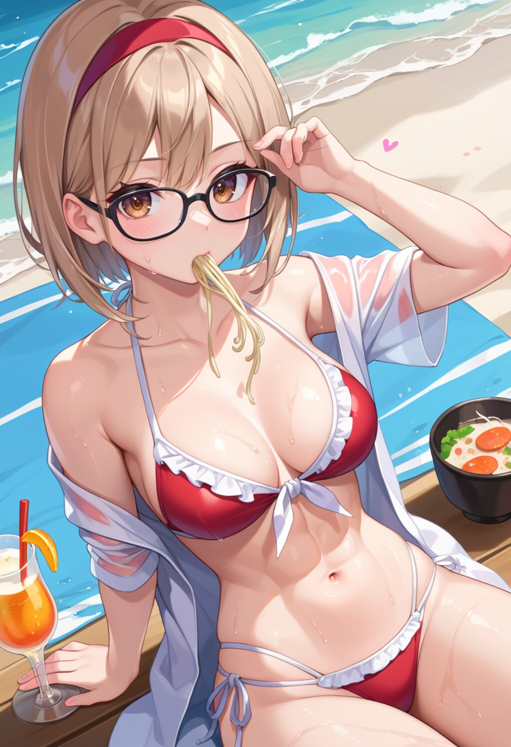 カップ麺を食らう