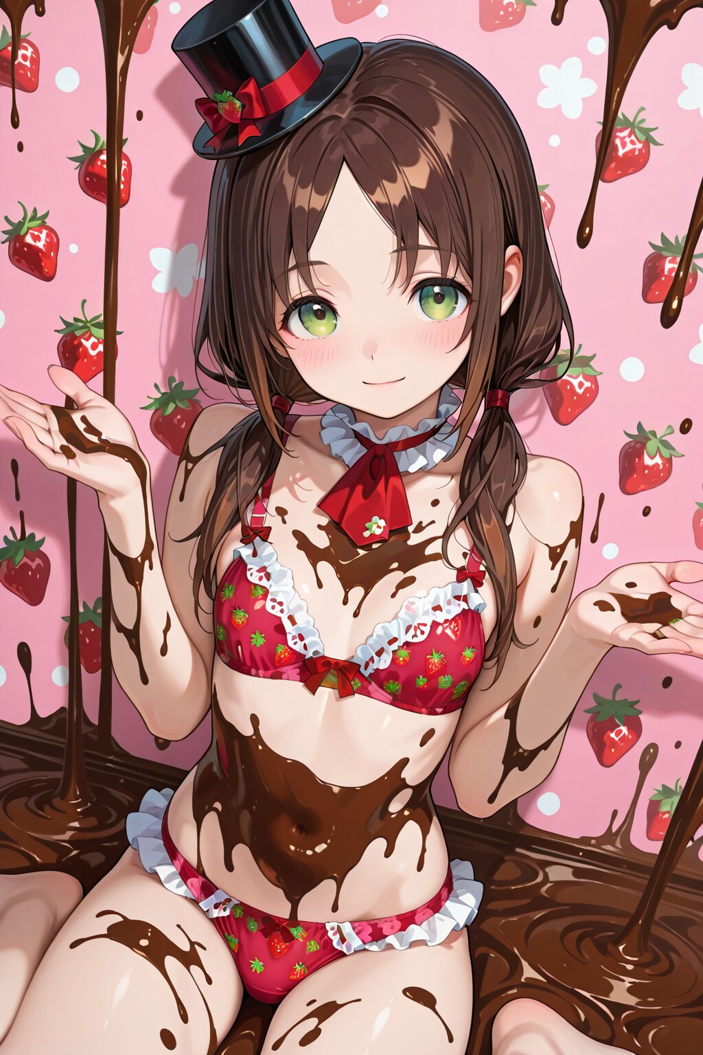 チョコフォンデュ苺味①