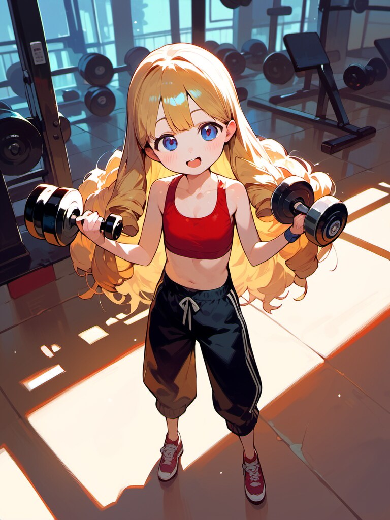 イラスト生成ばかりやってないでトレーニングしようよ！