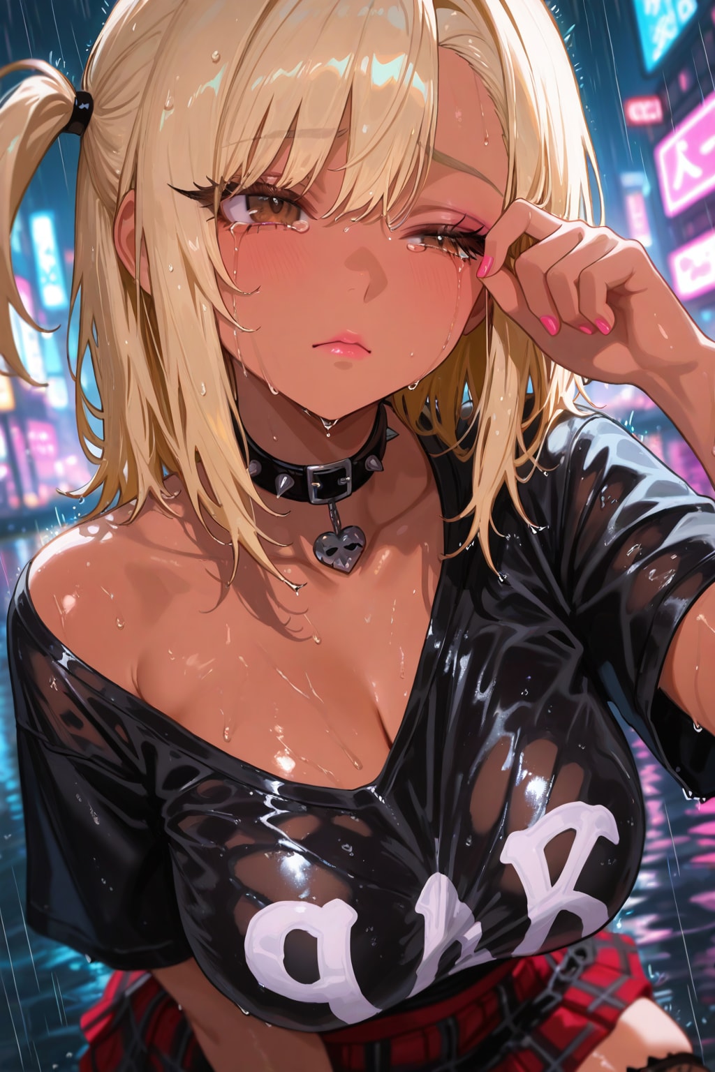 は？泣いてないし……雨だし！ | の人気AIイラスト・グラビア