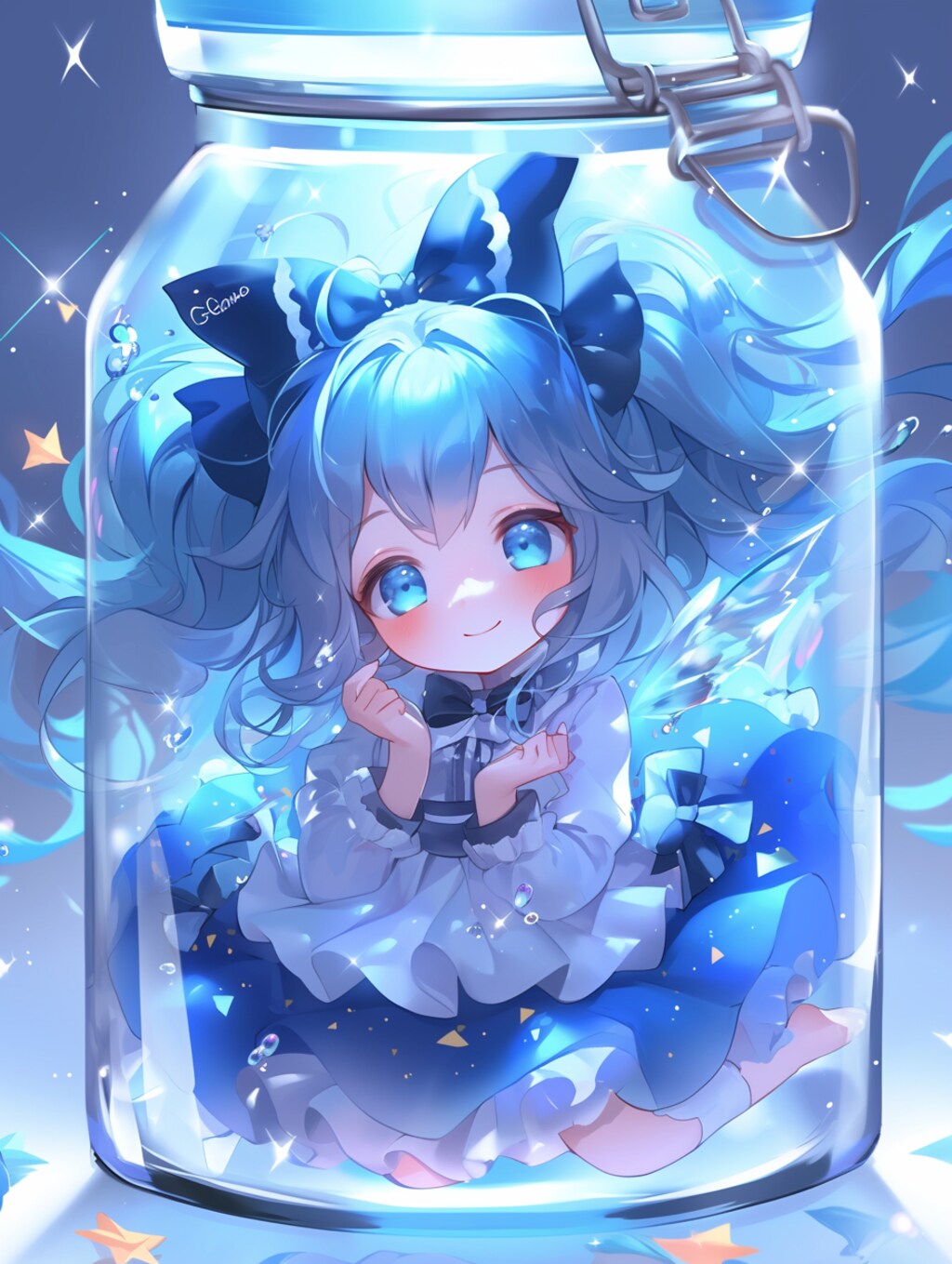 「瓶詰の少女」蒼05