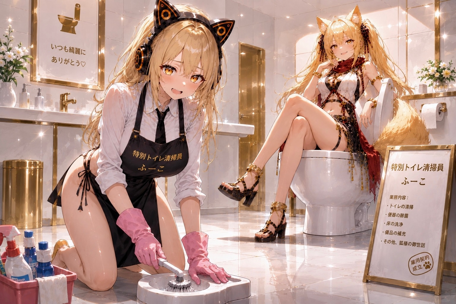 特別トイレ清掃員ふーこちゃん