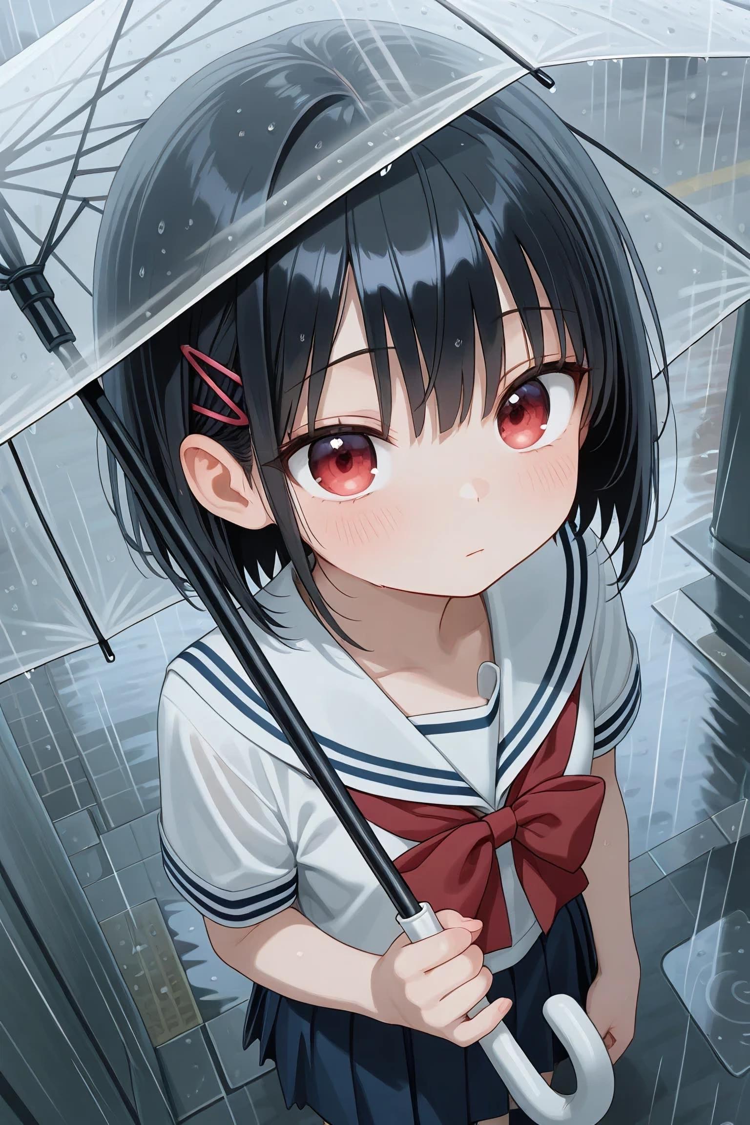 ビニ傘 | の人気AIイラスト・グラビア