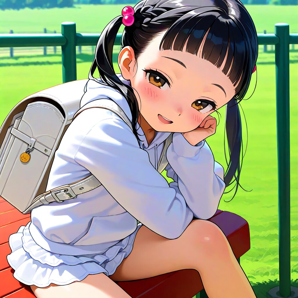 ツインテ白子