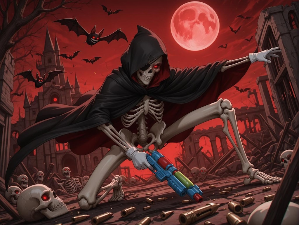 何を企む髑髏マン