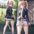 お尻(テニスウェア) 4枚目