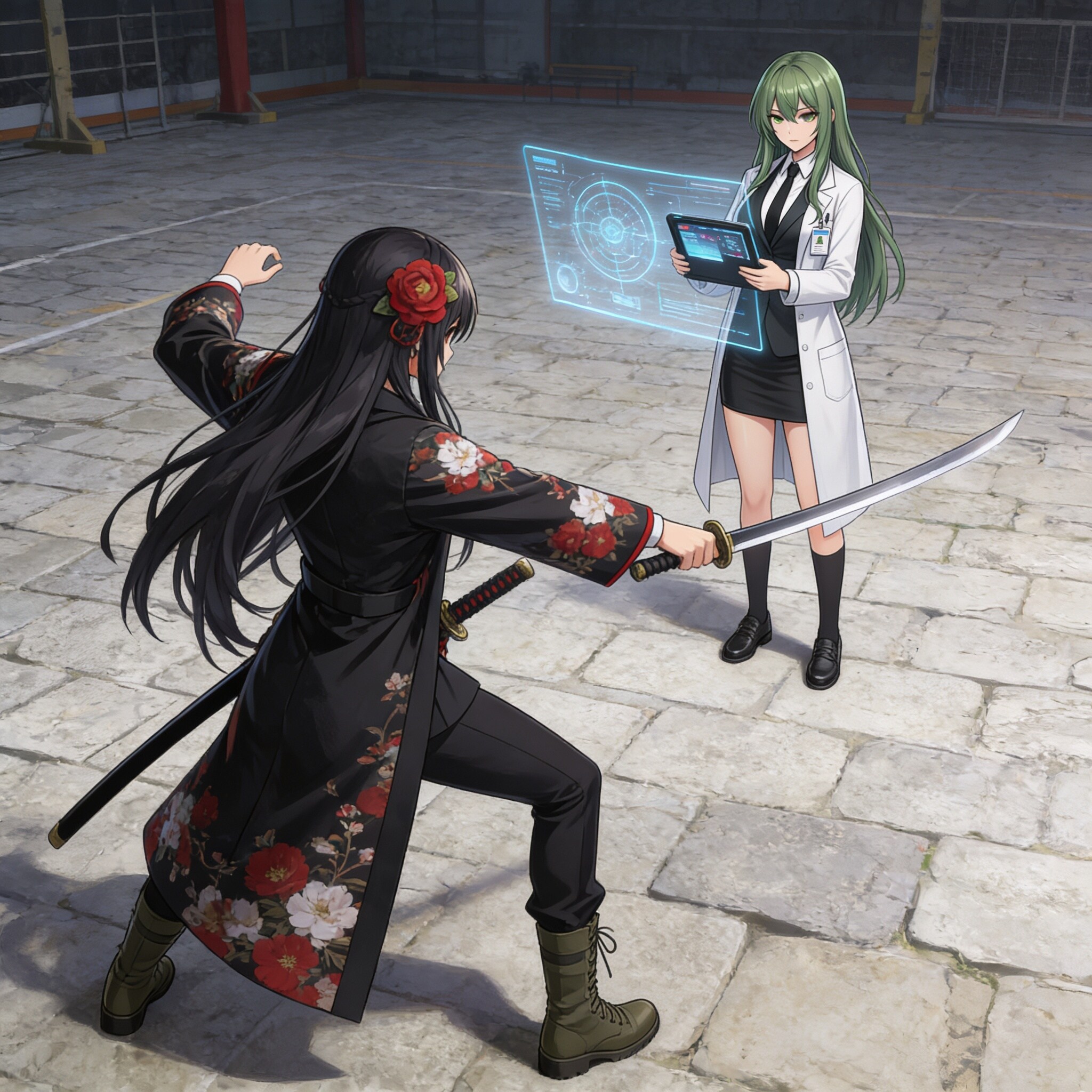 ツバキとエメルダ | の人気AIイラスト・グラビア