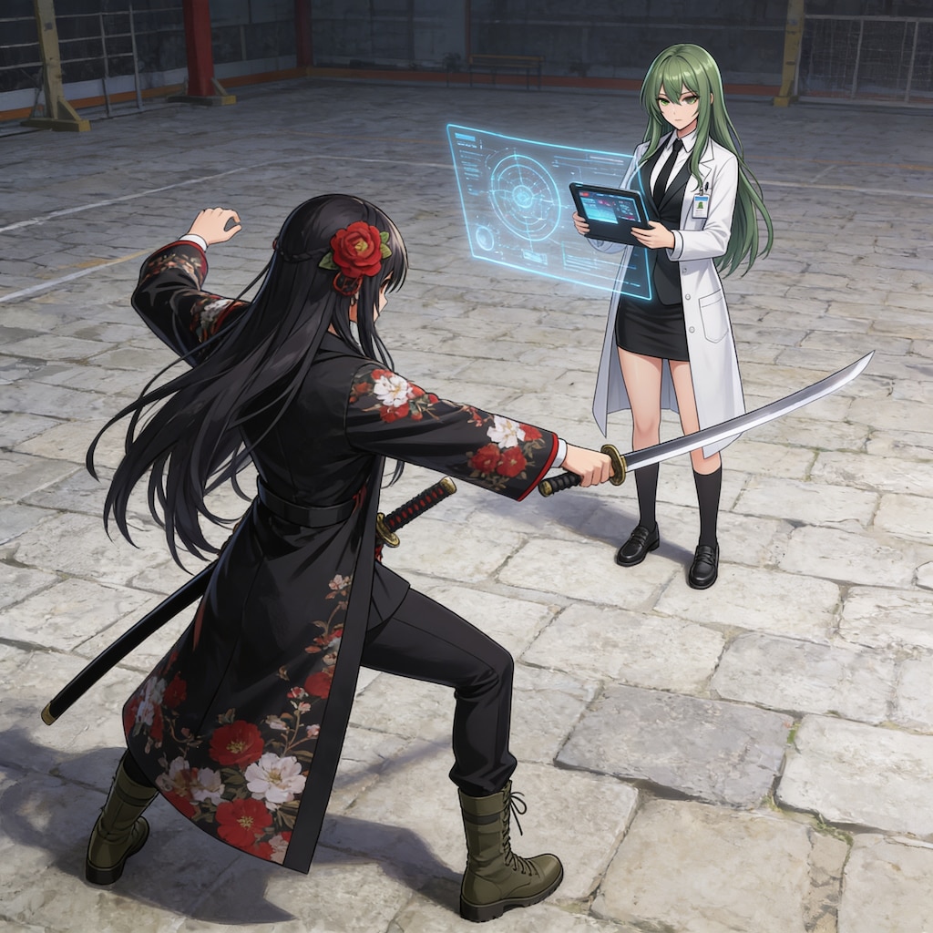 ツバキとエメルダ