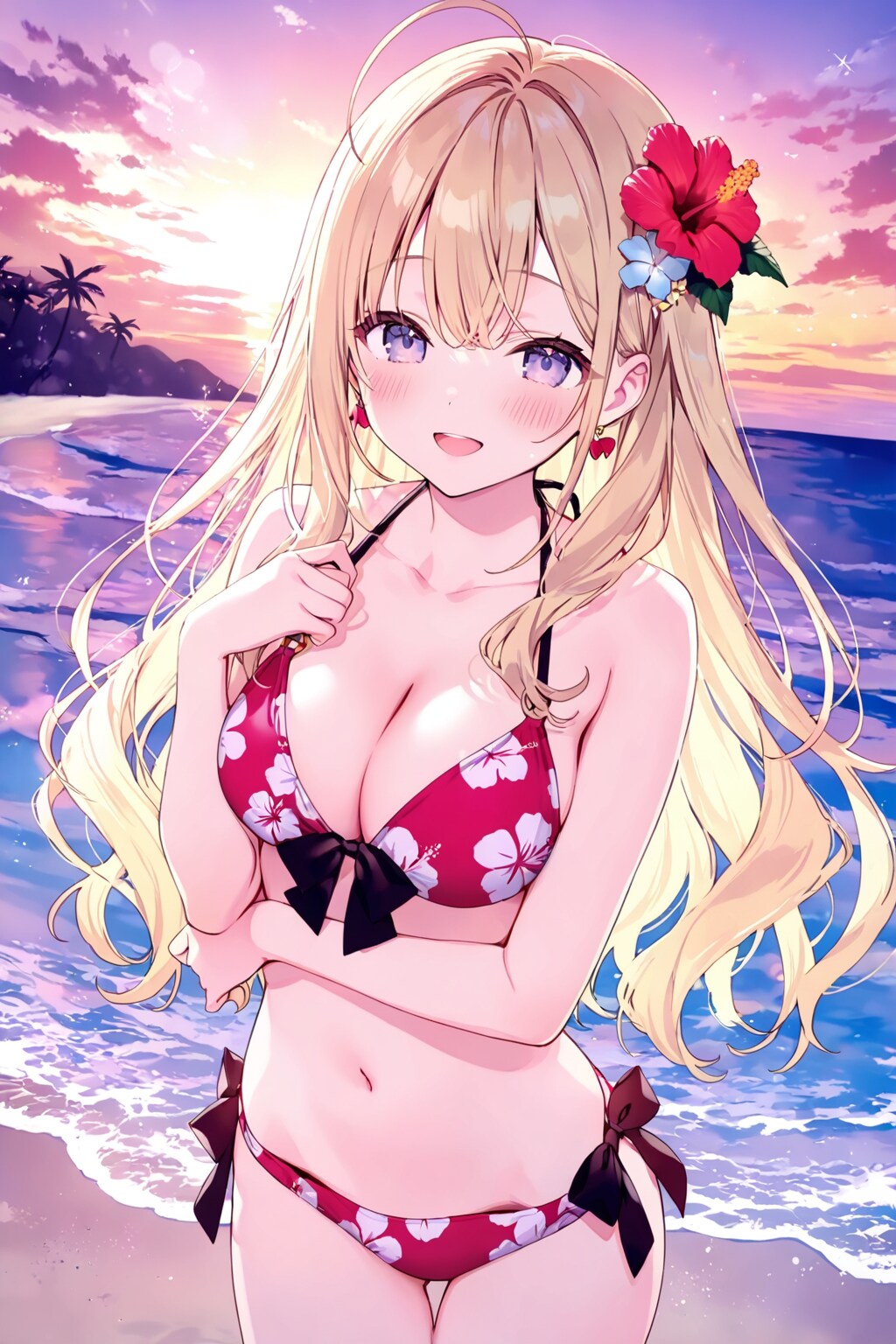 夕暮れビーチ