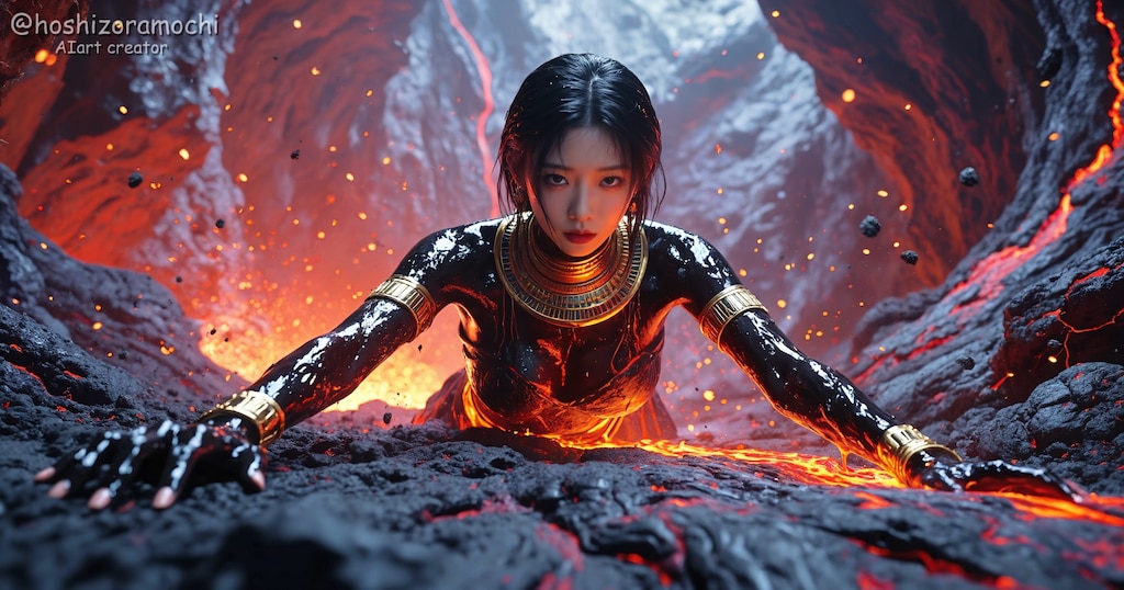 灼熱の祭壇に捧ぐ黒きスフィンクス 🌋🔥