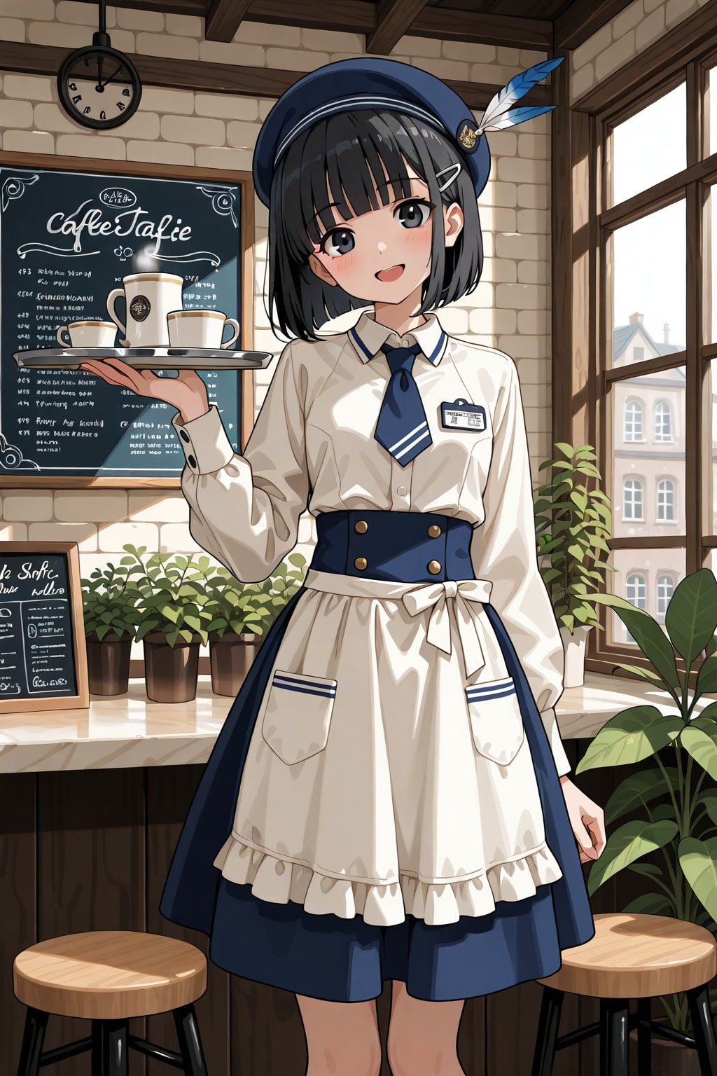 妹ちゃん✨カフェへようこそ‼️🥰☕️✨４０３ | の人気AIイラスト・グラビア