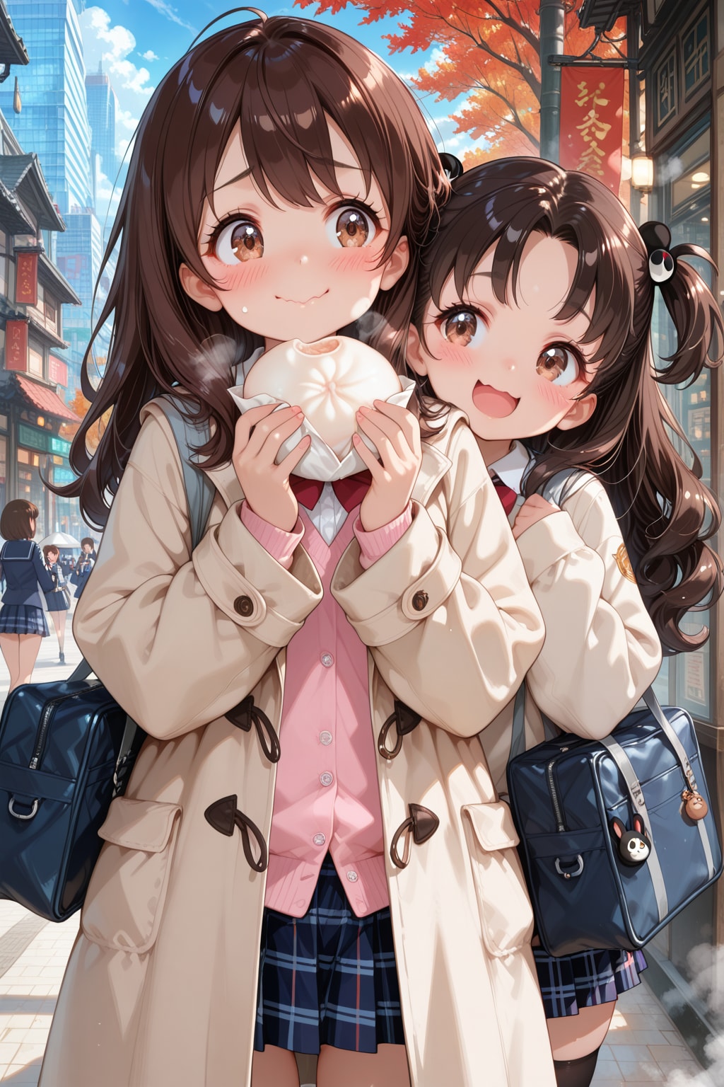 肉まん食べて帰ろう