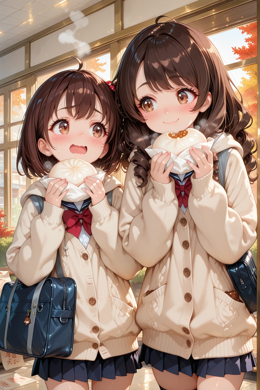 肉まん食べて帰ろう