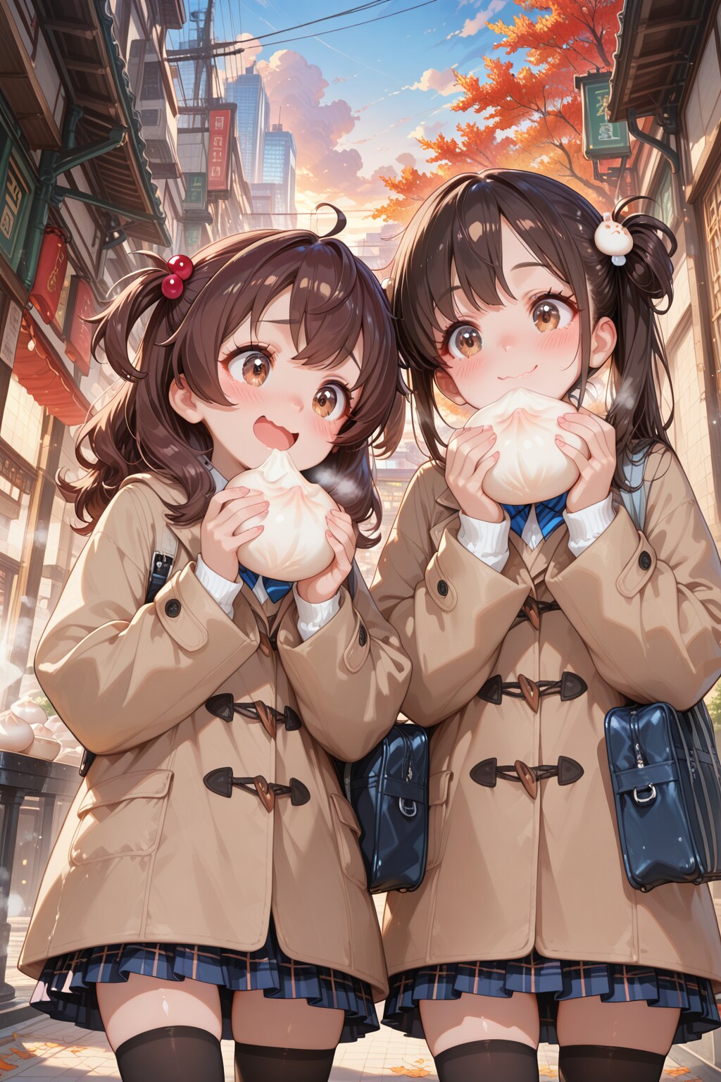 肉まん食べて帰ろう