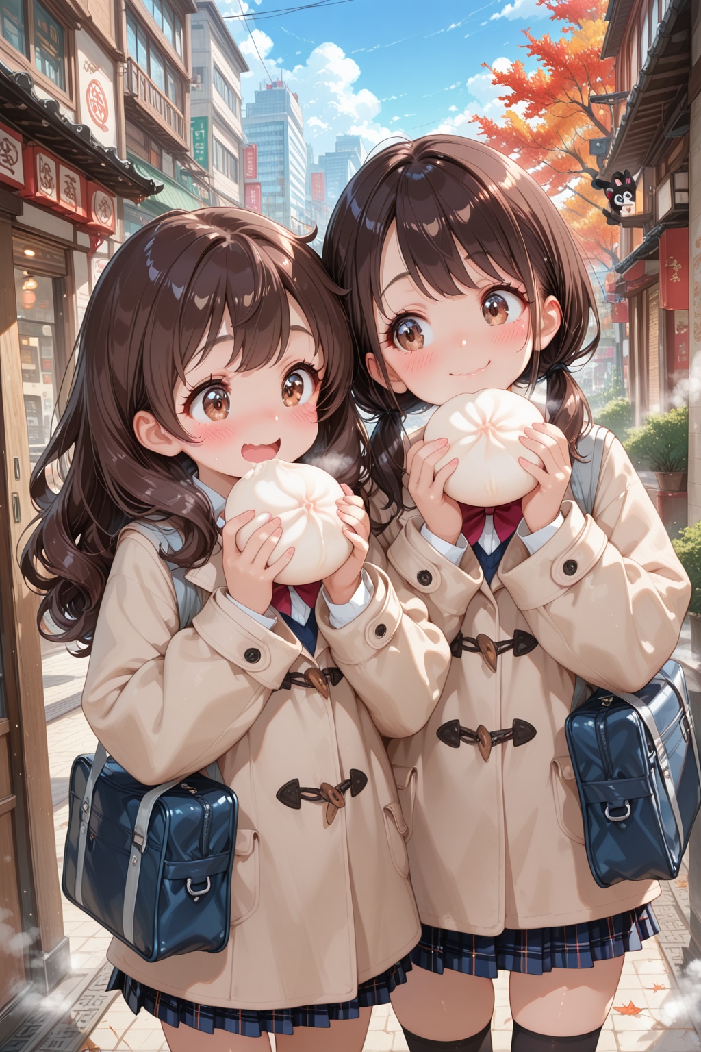 肉まん食べて帰ろう