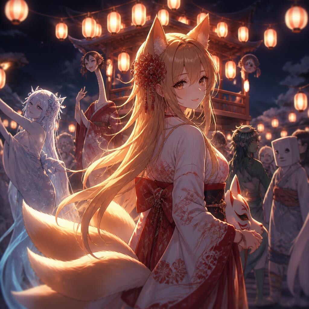 妖怪の盆踊り
