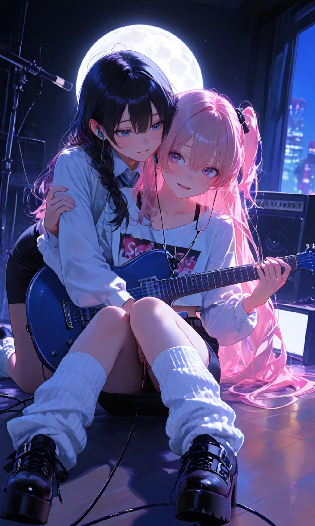 シェアイヤホン(夜)