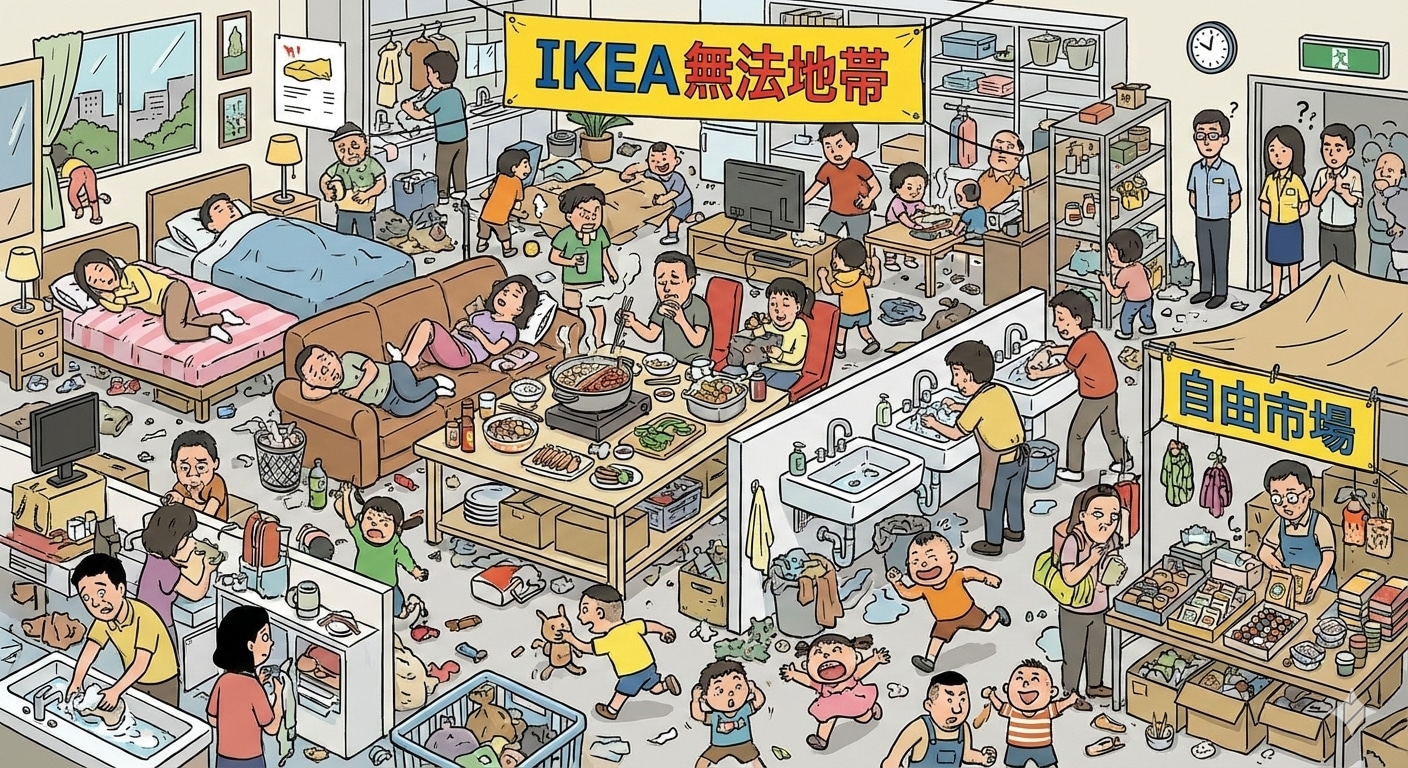 誇張しすぎた中国のIKEA | の人気AIイラスト・グラビア
