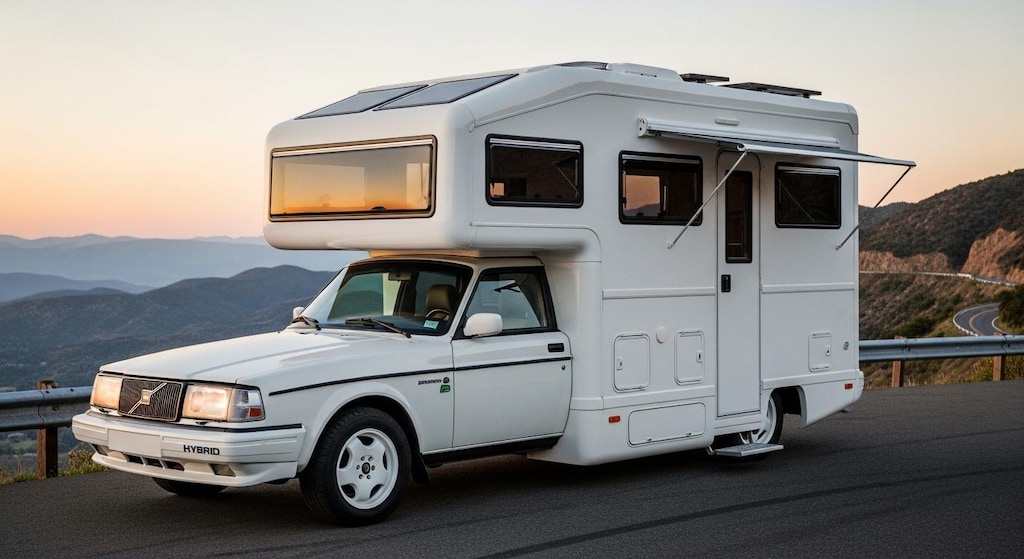 ボルボ240キャンピングカー