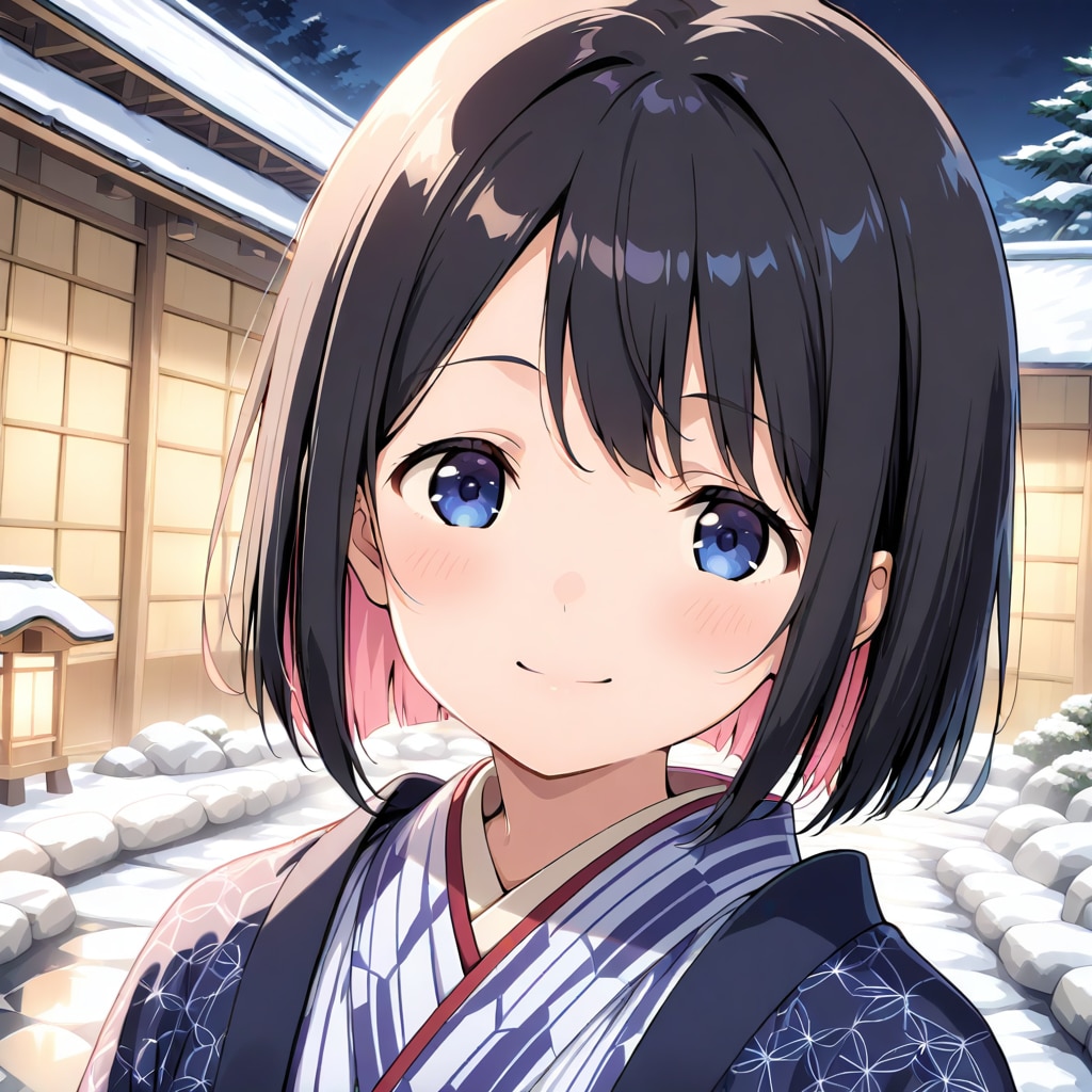 温泉旅館浴衣女子