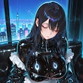 静かな夜のメイド服【R15】 2枚目