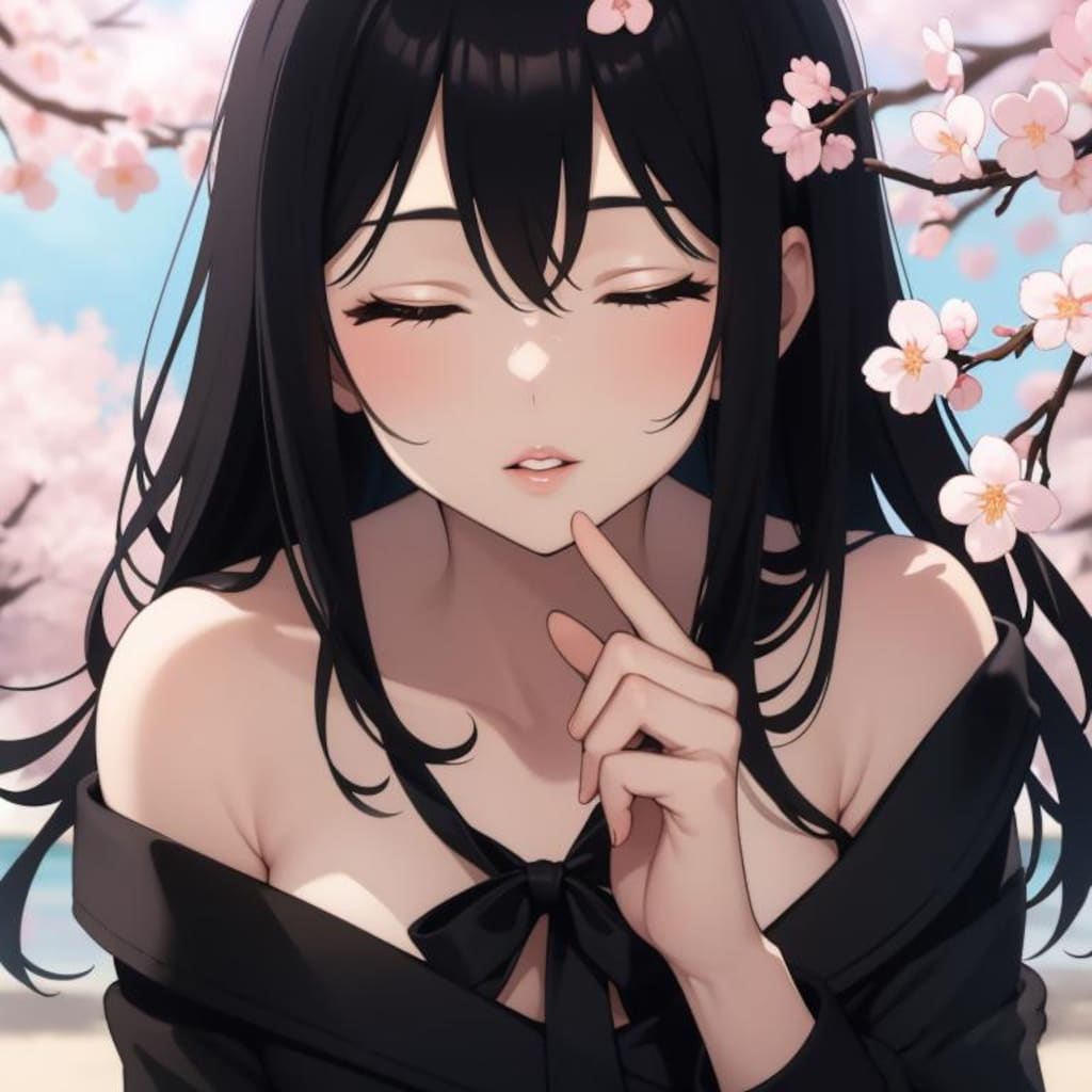 桜の木の下で