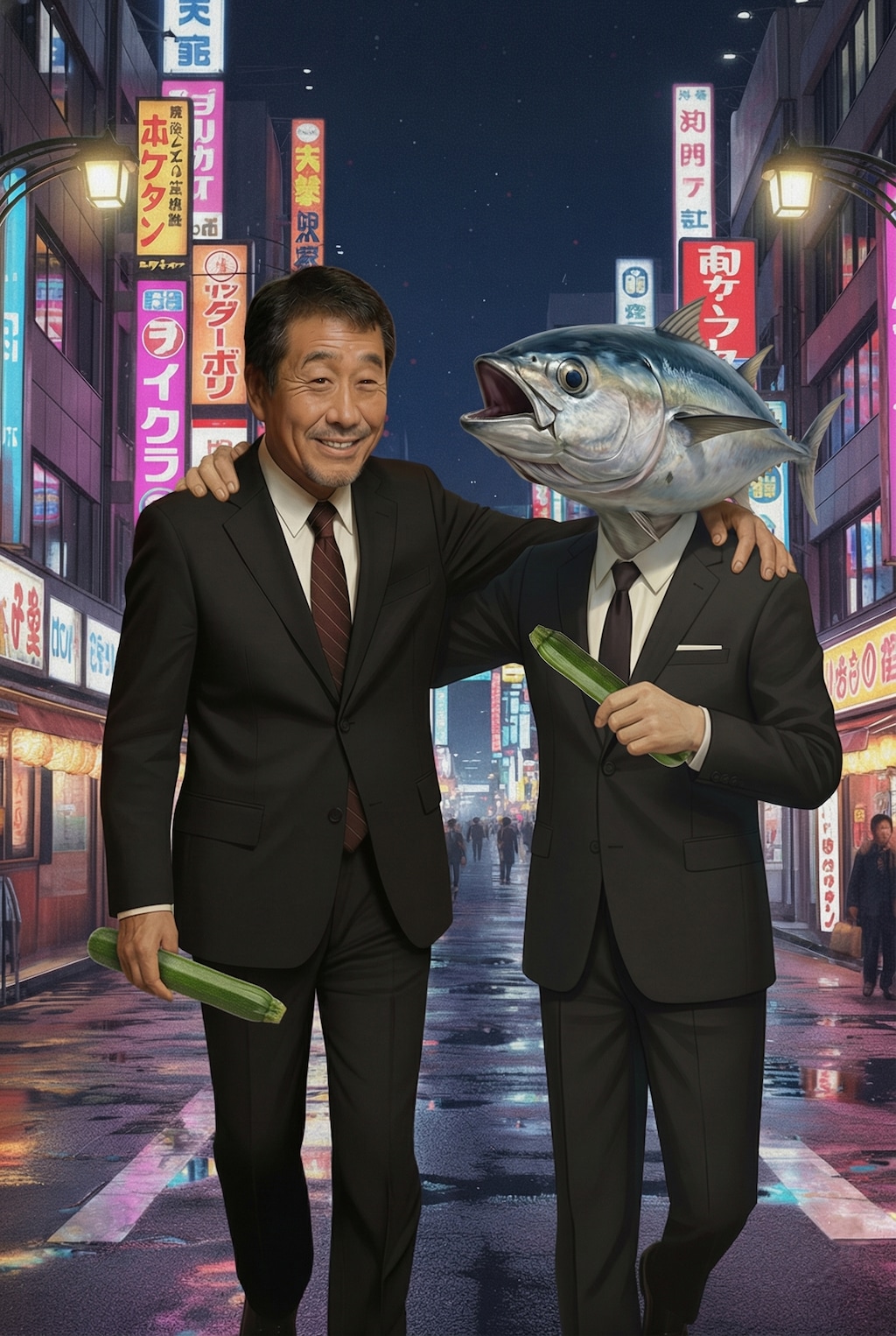 西園寺ズッキーさんと夜の街へ…🥒