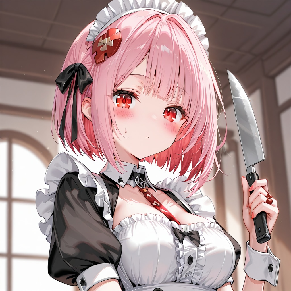 やりますか？🔪✨ | の人気AIイラスト・グラビア