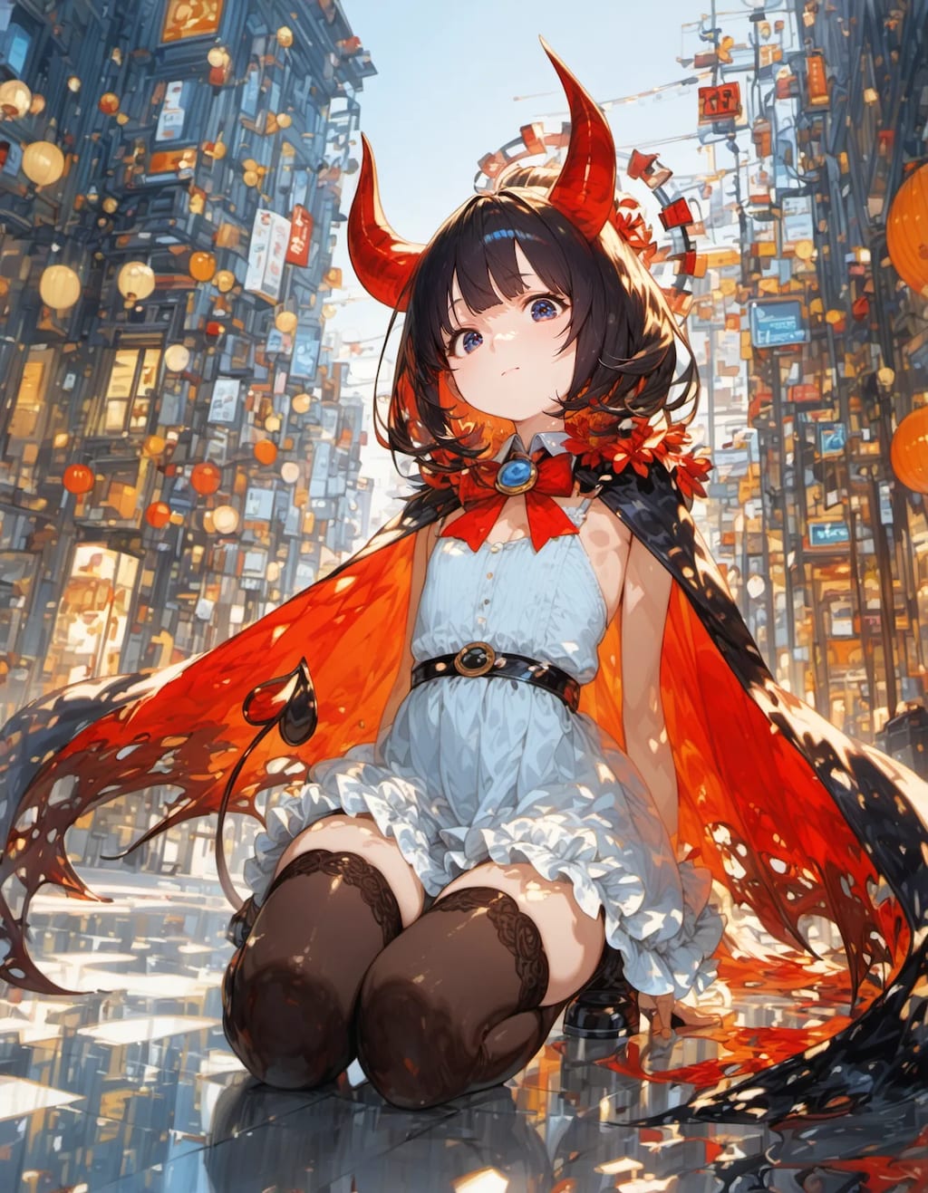 Crimson Horns, Neon Dreams