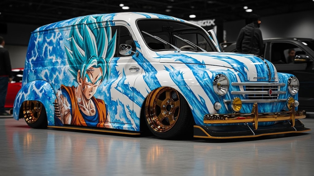 ドラゴンボール痛車ルノー