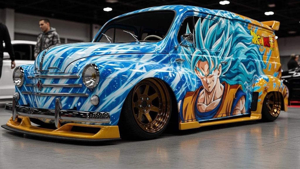 ドラゴンボール痛車ルノー
